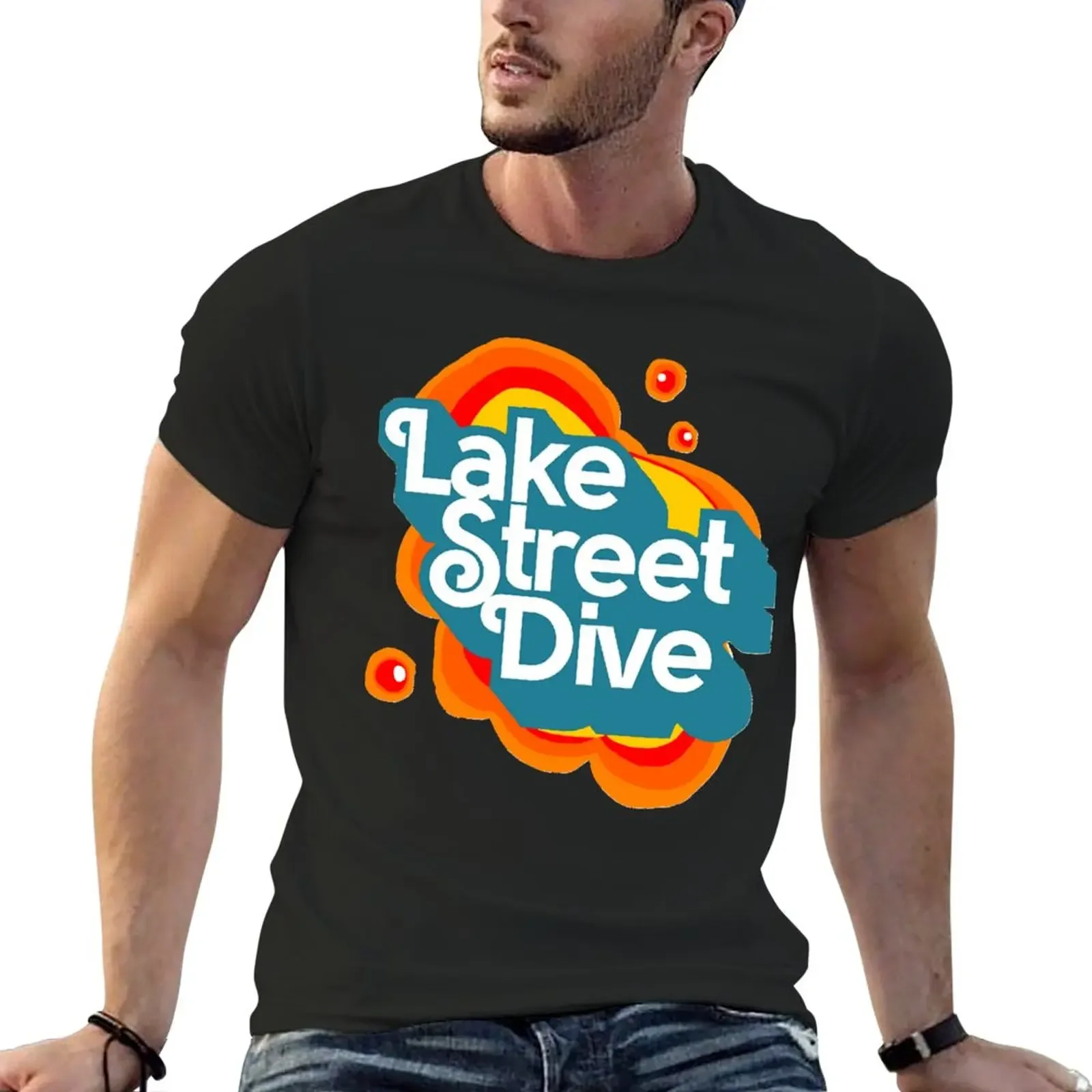 

Lake Street Dive Retro T-Shirt summer clothes oversizeds t shirts for men graphic