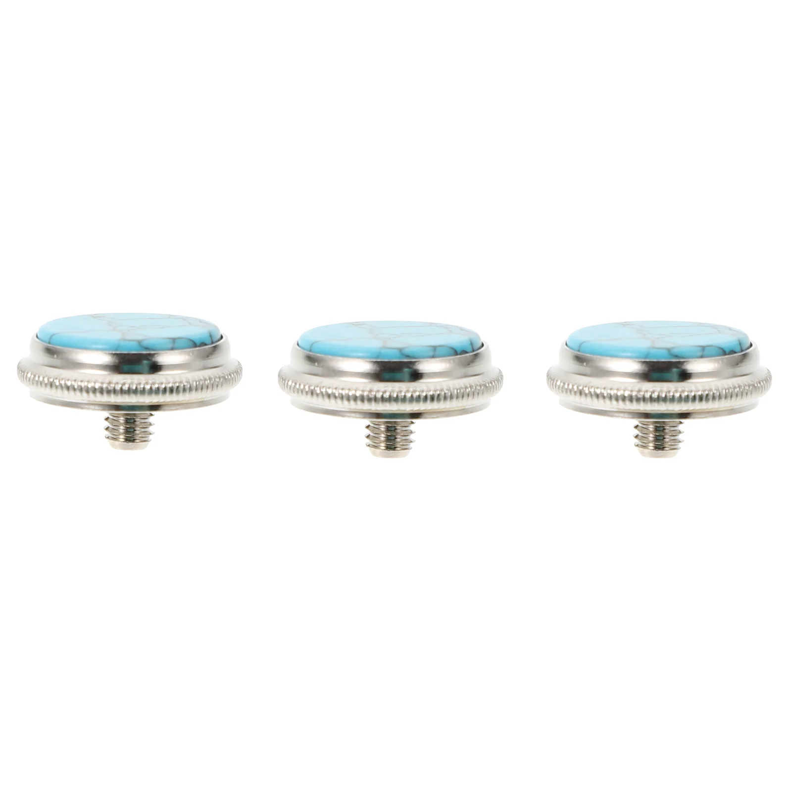 3Pcs Trumpet Finger Buttons Musical Instruments Accessories with Blue Turquoise Stone ( Sky Blue )
3Pcs Trumpet Finger Buttons Musical Instruments Accessories with Blue Turquoise Stone ( Sky Blue )