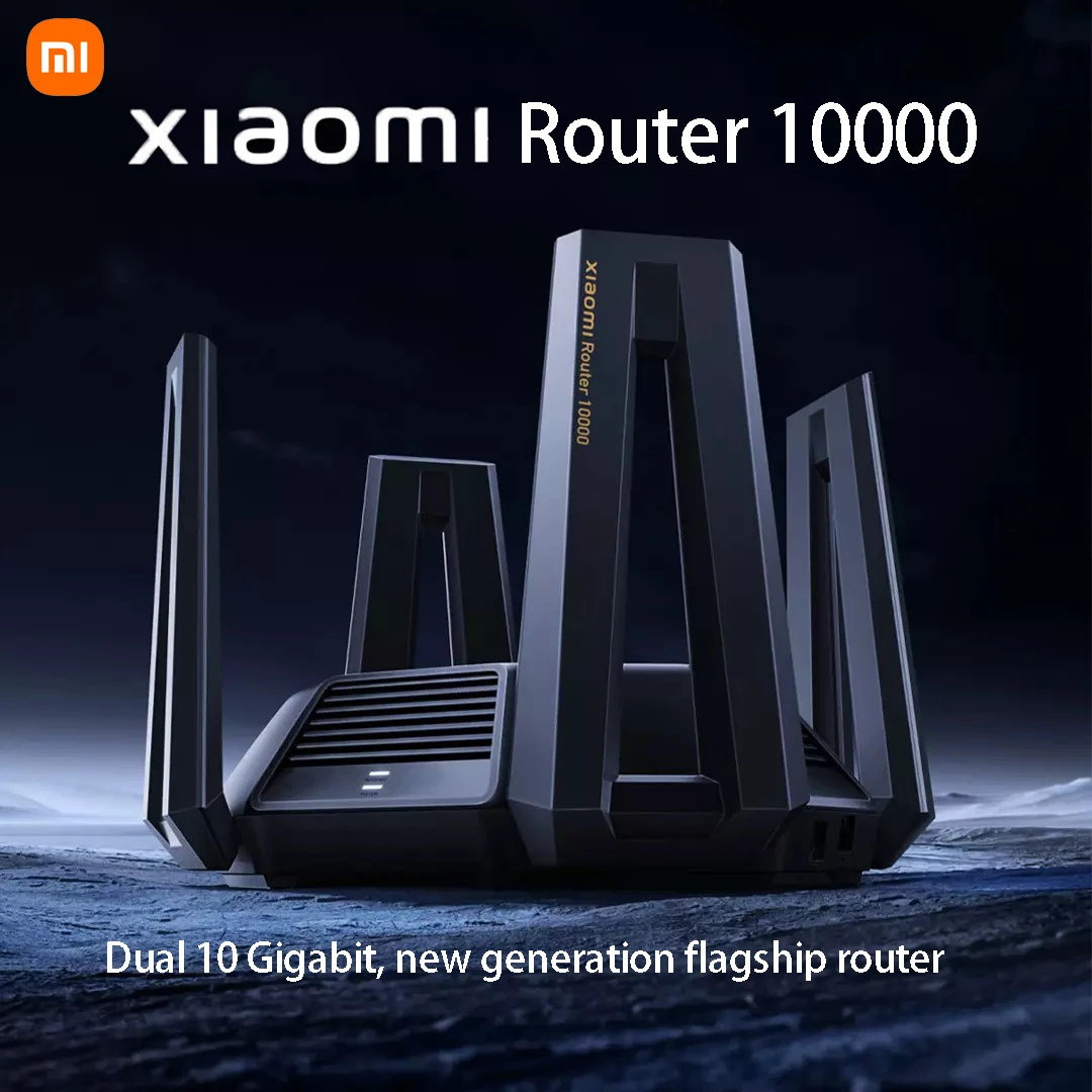 XIAOMI Mi Router 10000 Tri Frequency 10 Gigabit Network Router USB 3.0 2G Memory Mesh Networking Game Accelerator Smart Home
XIAOMI Mi Router 10000 Tri Frequency 10 Gigabit Network Router USB 3.0 2G Memory Mesh Networking Game Accelerator Smart Home