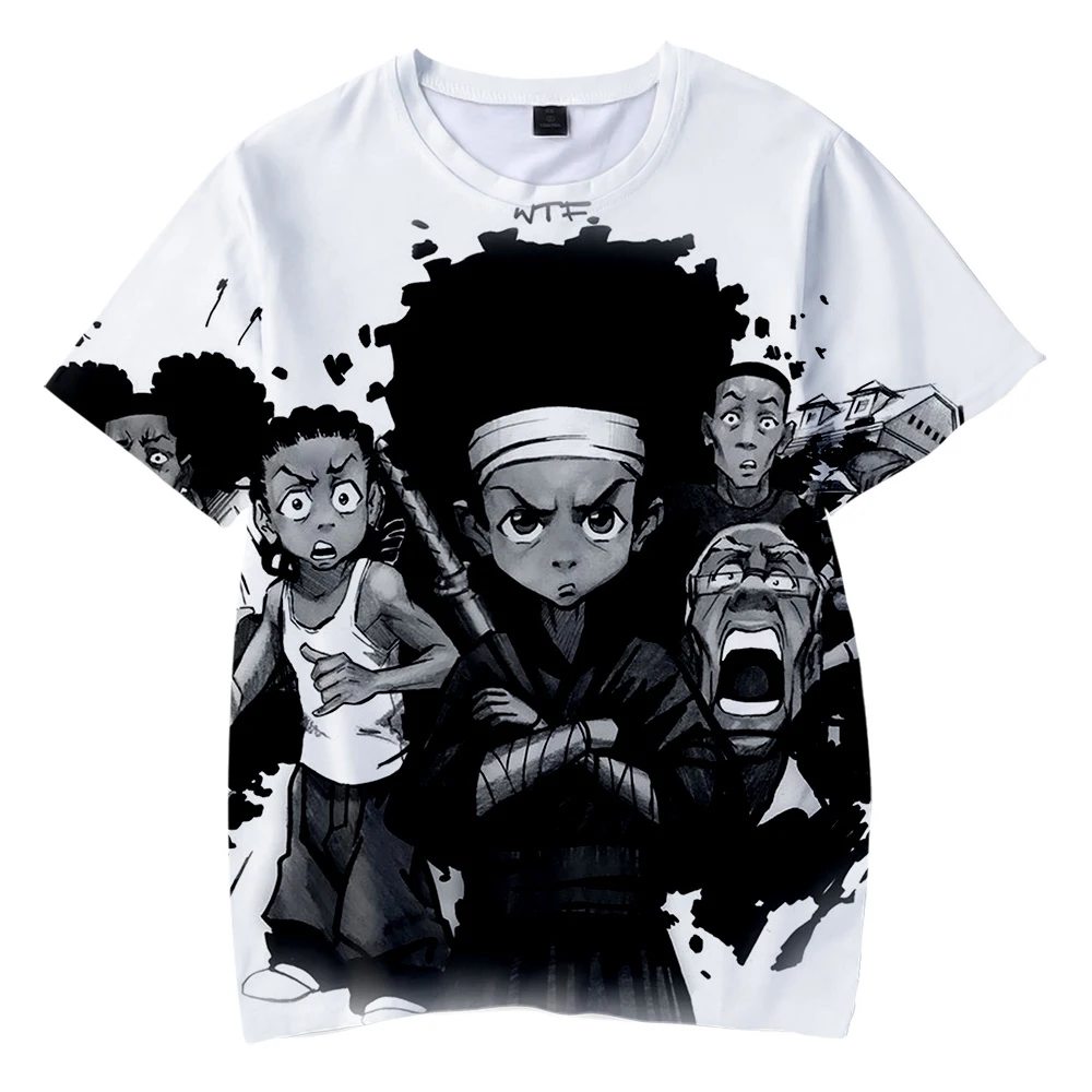 The Boondocks 3D Print T-shirt Men Women Summer Fashion Casual Round Neck Short Sleeve Streetwear Harajuku Oversized Tops Tees
The Boondocks 3D Print T-shirt Men Women Summer Fashion Casual Round Neck Short Sleeve Streetwear Harajuku Oversized Tops Tees