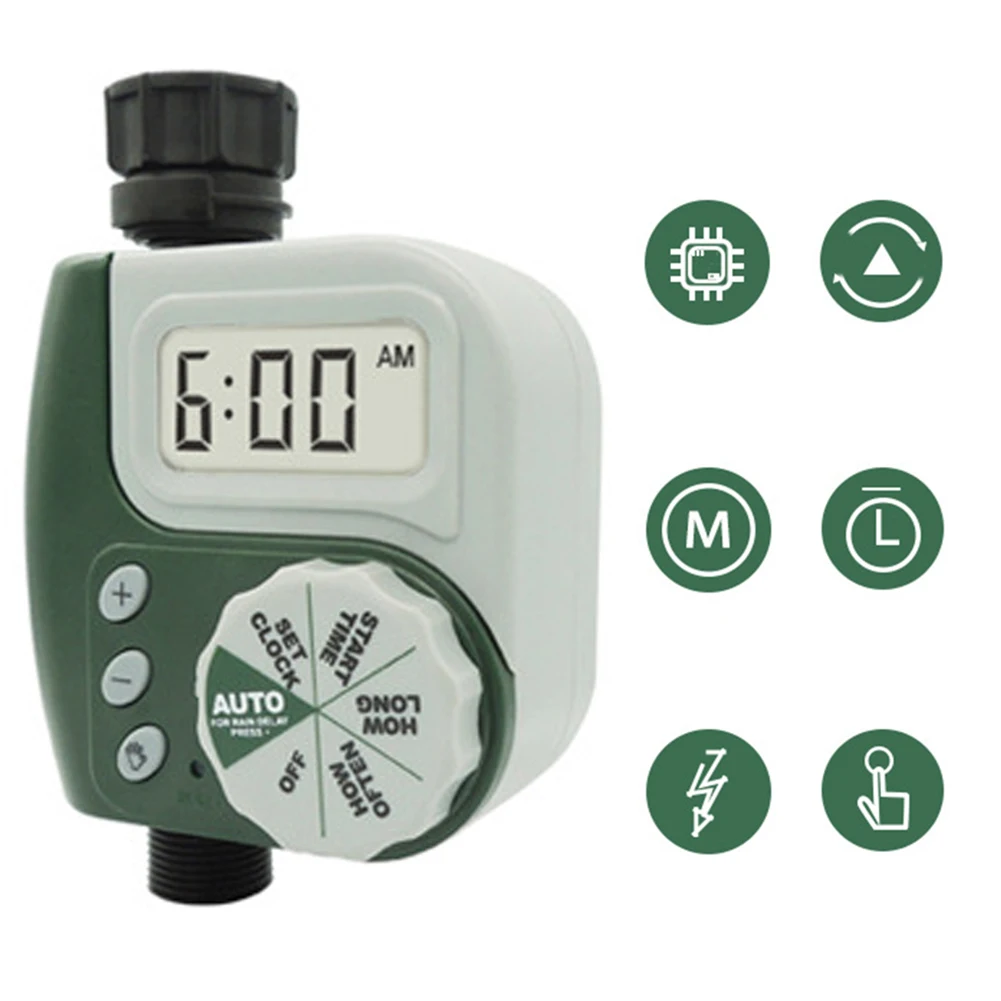 1pc Smart Programmable Hose Timer Irrigation Sprinkler Timer Waterproof For Outdoor Garden Irrigation Controller
1pc Smart Programmable Hose Timer Irrigation Sprinkler Timer Waterproof For Outdoor Garden Irrigation Controller