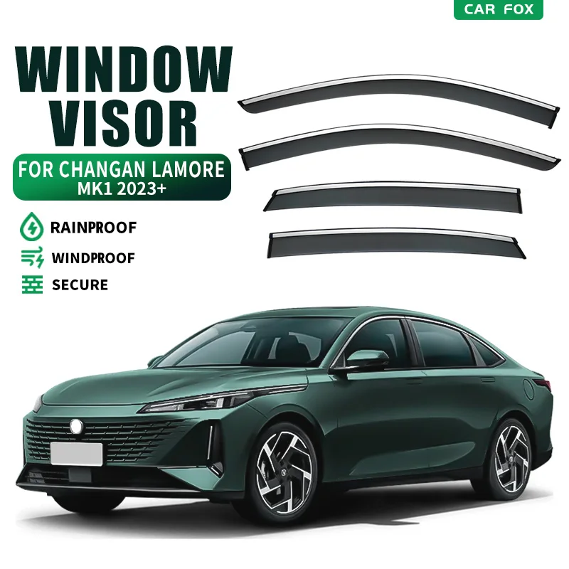 FOR Changan Lamore 2023-2024 Plastic Window Visor Vent Shades Sun Rain Deflector Guard 4PCS/SE FOR Changan Lamore 2023-2024
FOR Changan Lamore 2023-2024 Plastic Window Visor Vent Shades Sun Rain Deflector Guard 4PCS/SE FOR Changan Lamore 2023-2024