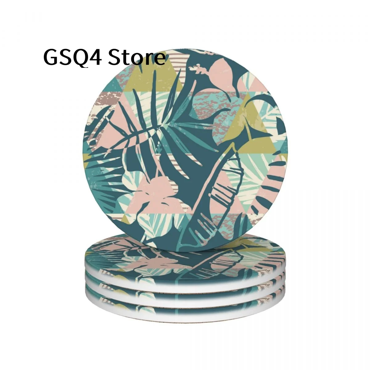 Hawaiian Tropical Coasters of Drinks Set of 4 Cup Holders Water Absorbing Ceramic Drinks Coaster for Home Kitchen Gift Decor
Hawaiian Tropical Coasters of Drinks Set of 4 Cup Holders Water Absorbing Ceramic Drinks Coaster for Home Kitchen Gift Decor