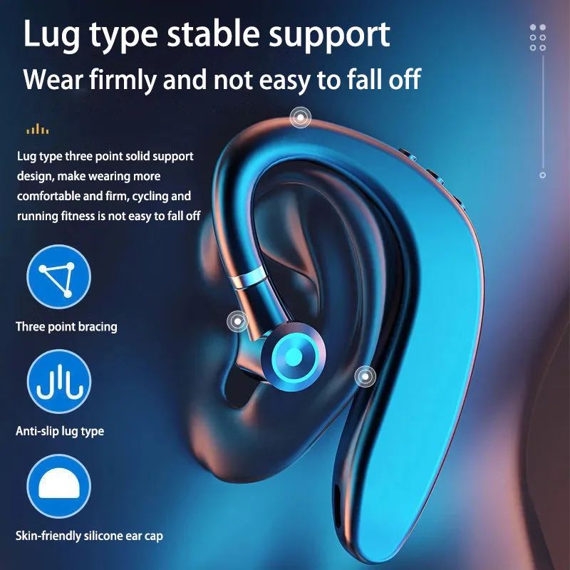 

Bluetooth Wireless Earphone Handsfree Business Headset Drive Call Mini Earbud Bluetooth with MIC For Android IOS Xiaomi Huawei
