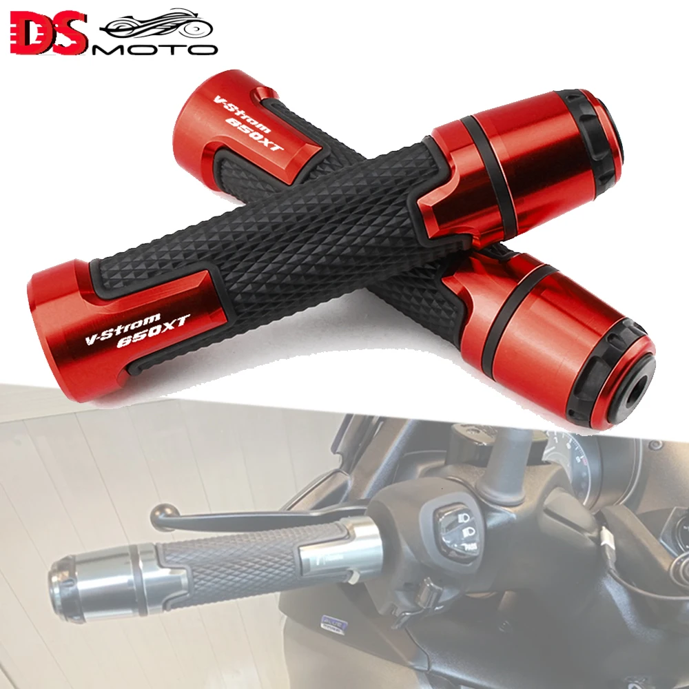 Алюминиевые Нескользящие ручки для мотоциклов Suzuki vстрома 650XT Φ DL650 2022 7/8 "22 мм CNC 
Алюминиевые Нескользящие ручки для мотоциклов Suzuki vстрома 650XT Φ DL650 2022 7/8 "22 мм CNC