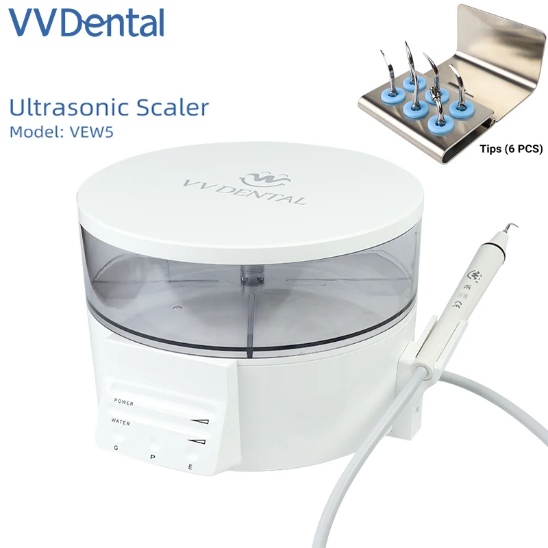 VVDental Dental Ultrasonic Scaler Machine Multi-Function Automatic Water Supply with Water Bottle for Cleaning Calculus Stains
VVDental Dental Ultrasonic Scaler Machine Multi-Function Automatic Water Supply with Water Bottle for Cleaning Calculus Stains