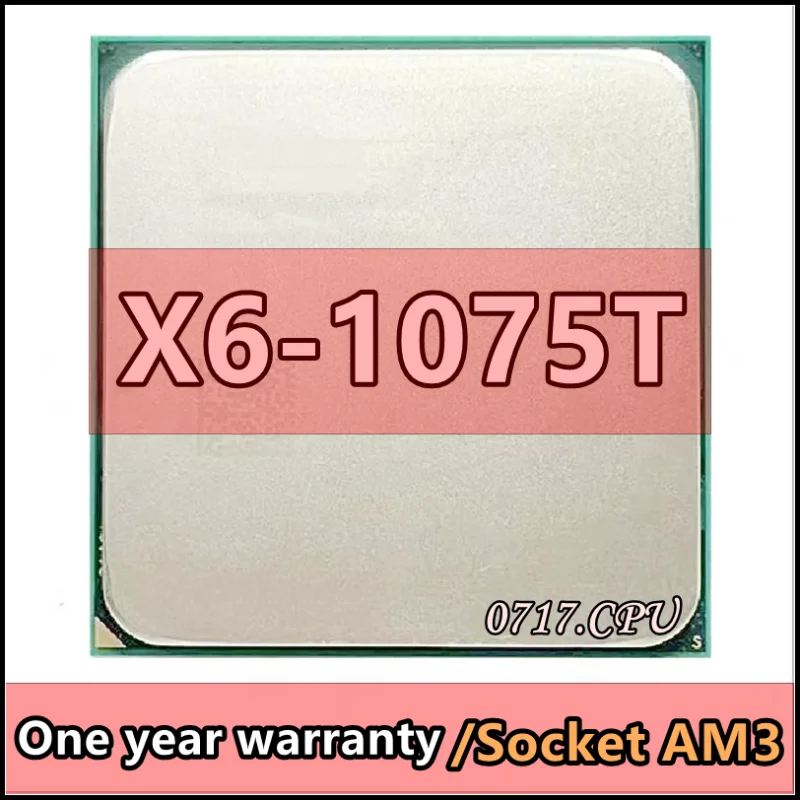 X6 1075T X6-1075T 3.0GHz Six-Core CPU Processor HDT75TFBK6DGR 125W Socket AM3 938pin
X6 1075T X6-1075T 3.0GHz Six-Core CPU Processor HDT75TFBK6DGR 125W Socket AM3 938pin