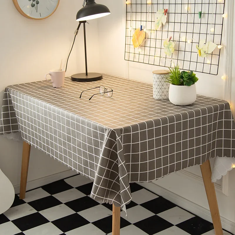 Home Solid Decorative Linen Tablecloth Waterproof Oilproof Thick Rectangular Wedding Dining Table Cover Tea Table Cloth
Home Solid Decorative Linen Tablecloth Waterproof Oilproof Thick Rectangular Wedding Dining Table Cover Tea Table Cloth