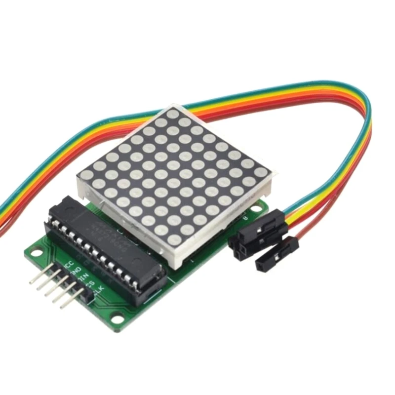 8x8 светодиодный матричный модуль с общим катодом MCU, плата управления светодиодным дисплеем, 5-контактный кабель для
8x8 светодиодный матричный модуль с общим катодом MCU, плата управления светодиодным дисплеем, 5-контактный кабель для