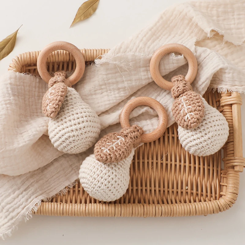 Newborn Baby Teether Music Rattle Baby Fruit Crochet Rattle Cute Cartoon Animal Crochet Rattle Soother Bracelet Kids Wooden Toys
Newborn Baby Teether Music Rattle Baby Fruit Crochet Rattle Cute Cartoon Animal Crochet Rattle Soother Bracelet Kids Wooden Toys