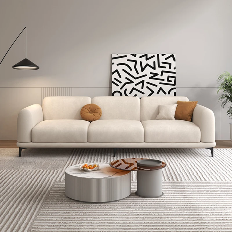 

Italian Style Living Room European Sofa Salon Modern Simple Puffs Couch Reclinable Cheap Mobili Per La Casa Bedroom Furniture