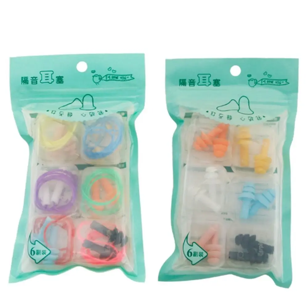 

Reduction Box-packed Swim Ear Plugs Sleep Soft Ear Clips Diving Surf Earplugs Nasal Protection Nasal Clip Silicone Earplugs