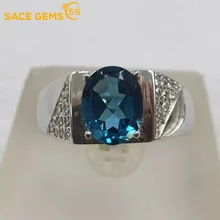 SACE GEMS Resizable Ring for Women 925 Sterling Silver Sparkling Luxury London Blue Topaz Bridal Wedding Party Fine Jewelry Gift
SACE GEMS Resizable Ring for Women 925 Sterling Silver Sparkling Luxury London Blue Topaz Bridal Wedding Party Fine Jewelry Gift