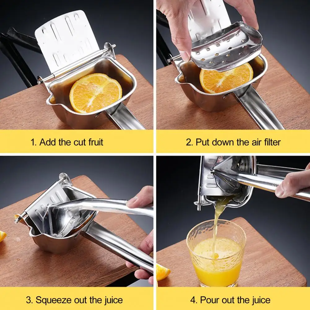 Nutrient-preserving Citrus Press Stainless Steel Citrus Juicer Set Heavy Duty Squeezer for Home Kitchen High-capacity for Fruits
Nutrient-preserving Citrus Press Stainless Steel Citrus Juicer Set Heavy Duty Squeezer for Home Kitchen High-capacity for Fruits