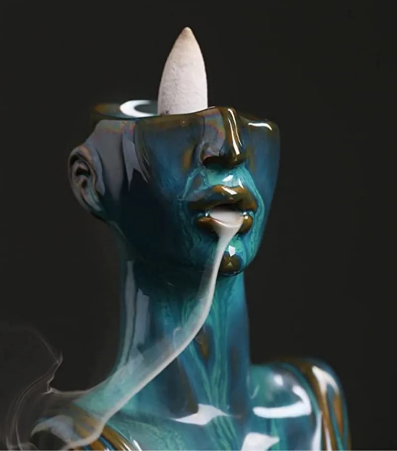 6,3 дюйма, синяя искусственная подставка для благовоний, подставка для благовоний для конусов, конусов шалфея, декоративная горелка для благовоний с водопадом
6,3 дюйма, синяя искусственная подставка для благовоний, подставка для благовоний для конусов, конусов шалфея, декоративная горелка для благовоний с водопадом