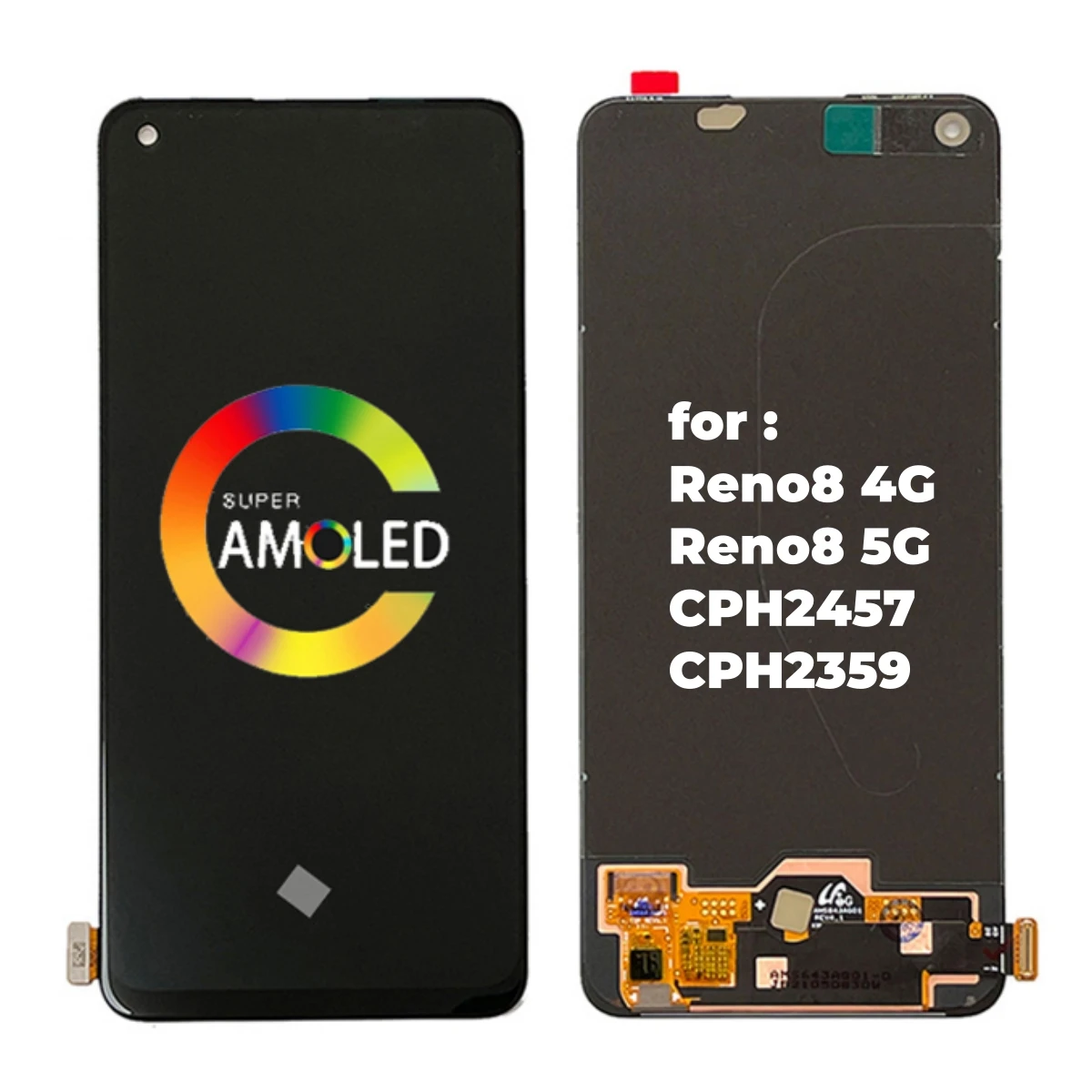 iParts Replacement AMOLED Original LCD Display Touch Screen for Reno8 4G CPH2457 Reno 8 5G CPH2359 OEM Phone Parts
iParts Replacement AMOLED Original LCD Display Touch Screen for Reno8 4G CPH2457 Reno 8 5G CPH2359 OEM Phone Parts