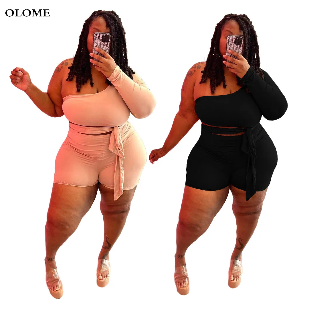 Nightclub Women Bodysuit Summer Sexy One Shoulder Long Sleeves Hollow Out Sash Solid Casual Shorts Jumpsuit 5XL
Nightclub Women Bodysuit Summer Sexy One Shoulder Long Sleeves Hollow Out Sash Solid Casual Shorts Jumpsuit 5XL
