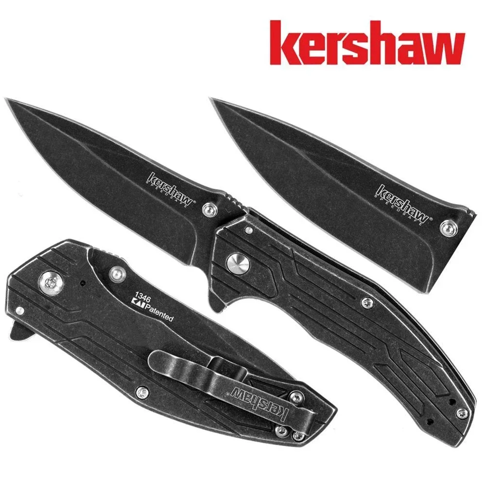 KERSHAW Kingbolt 1346 Folding EDC Knife SpeedSafe Assist 8Cr13 Blackwash Finish Stainless Steel Pocket Knifes Hunting Survival
KERSHAW Kingbolt 1346 Folding EDC Knife SpeedSafe Assist 8Cr13 Blackwash Finish Stainless Steel Pocket Knifes Hunting Survival