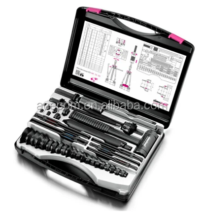 Bearing fitting and dismounting tool and maintenance tool kit MK1030 for easy and fast mounting and dismounting of bearings
Bearing fitting and dismounting tool and maintenance tool kit MK1030 for easy and fast mounting and dismounting of bearings