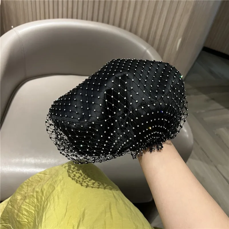 202310-my-2508803 ins chic French retro grace mesh nameplate Punk nightclub drill lady beret hat women Leisure painter cap
202310-my-2508803 ins chic French retro grace mesh nameplate Punk nightclub drill lady beret hat women Leisure painter cap