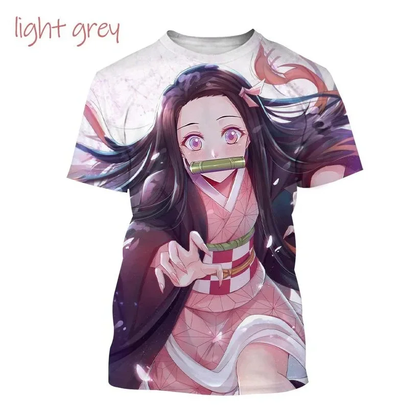 Summer Kamado Nezuko 3D Personality Anime Print T Shirt Fashion Men and Women Demon Slaye Short-sleeved Hip-hop Harajuku T-shirt
Summer Kamado Nezuko 3D Personality Anime Print T Shirt Fashion Men and Women Demon Slaye Short-sleeved Hip-hop Harajuku T-shirt