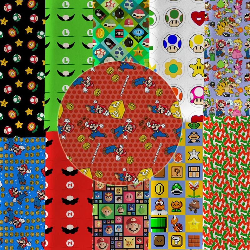 45x145CM Cartoon game super mario fabric for Tissue Kids Bedding home textile Textile for Sewing Doll Dress
45x145CM Cartoon game super mario fabric for Tissue Kids Bedding home textile Textile for Sewing Doll Dress