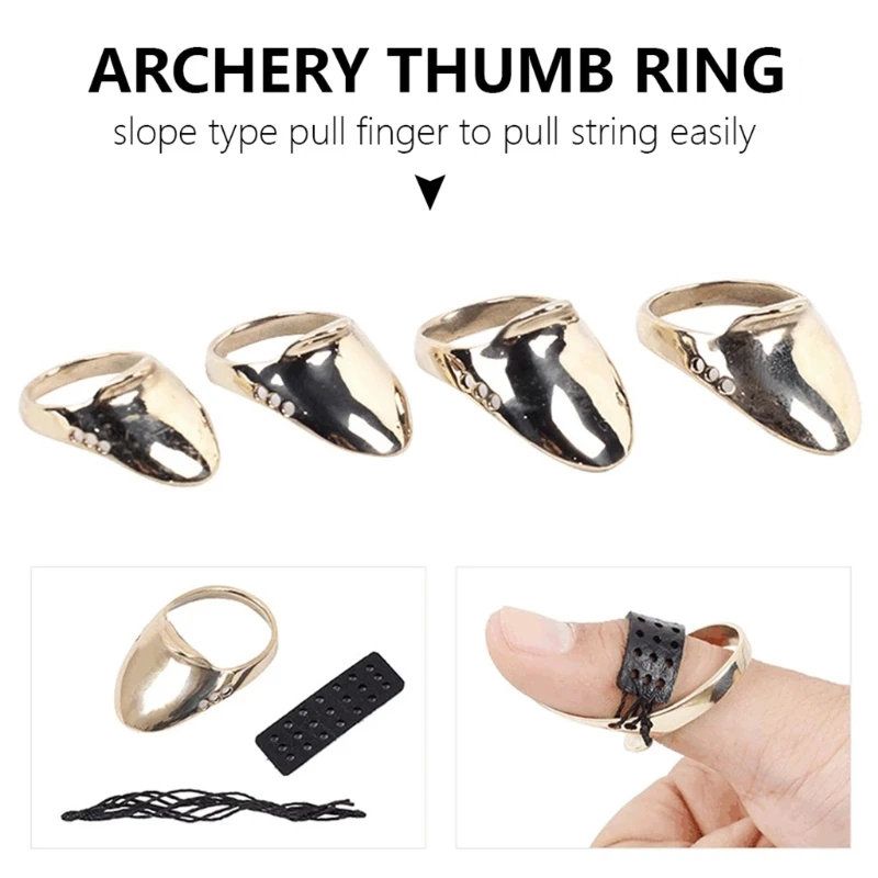 Archery Thumb Ring Handmade Brass Finger Protector Thumb Protector Ring for Outdoor Archery Hunting Accessories Dropshipping
Archery Thumb Ring Handmade Brass Finger Protector Thumb Protector Ring for Outdoor Archery Hunting Accessories Dropshipping