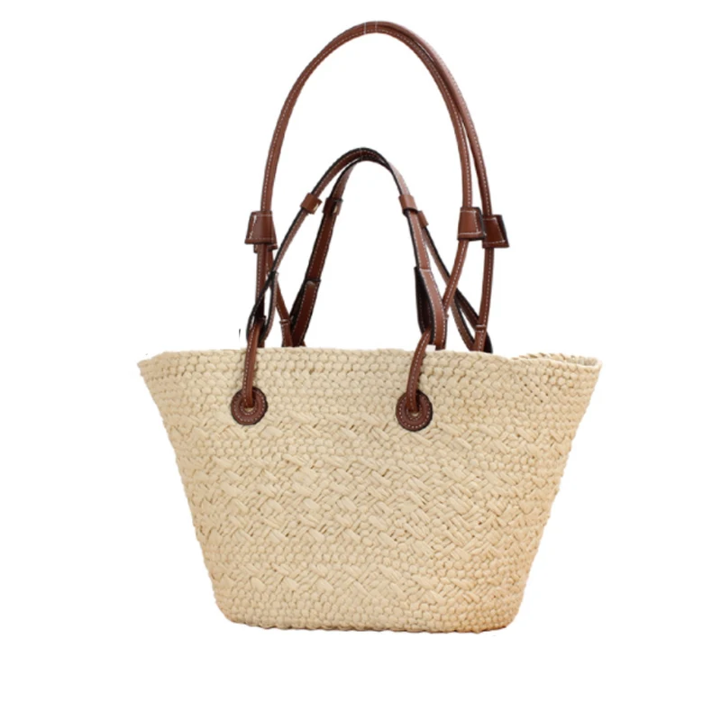 XZAN Designer Straw Basket Bags Large Rattan Women Shoulder Big Handle Handmade Handbags Summer Beach Bag Bali Tote Purses
XZAN Designer Straw Basket Bags Large Rattan Women Shoulder Big Handle Handmade Handbags Summer Beach Bag Bali Tote Purses