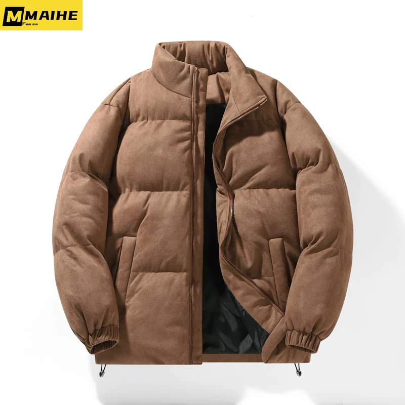 Harajuku suede winter jacket for men Korean fashion brand thick padded cotton jacket streetwear Y2K couple windproof ski coat
Harajuku suede winter jacket for men Korean fashion brand thick padded cotton jacket streetwear Y2K couple windproof ski coat