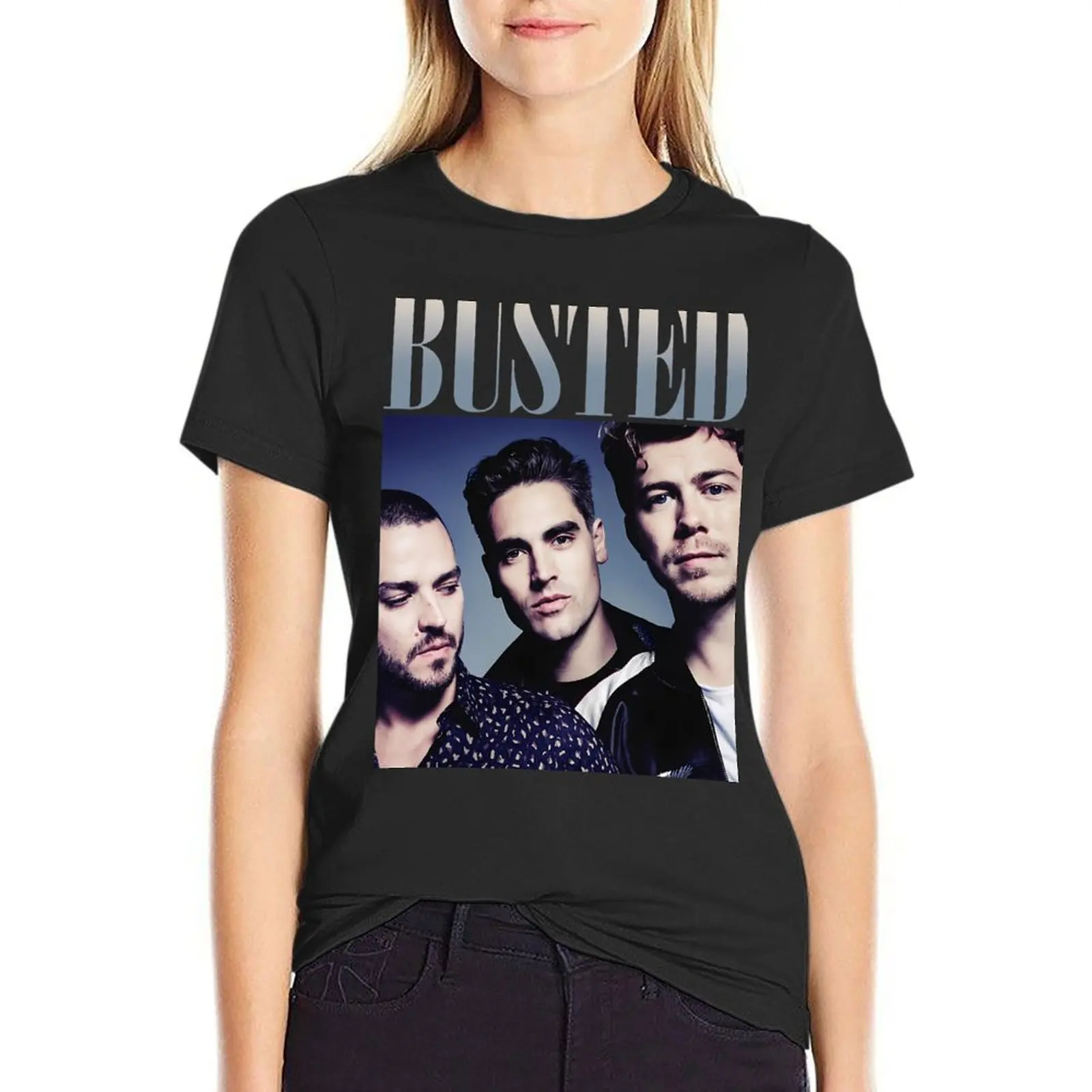 BUSTED BAND T-shirt Short sleeve tee anime clothes tees t-shirt dress for Women plus size
BUSTED BAND T-shirt Short sleeve tee anime clothes tees t-shirt dress for Women plus size