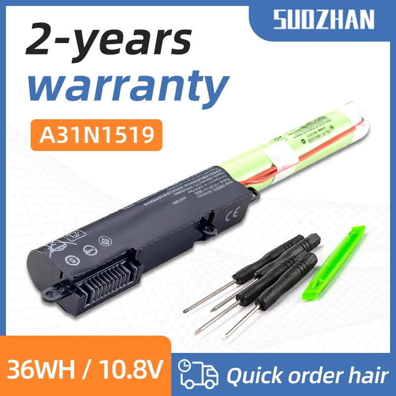 

SUOZHAN New Laptop Battery A31N1519 For ASUS X540 X540L X540LA X540LJ X540S X540SA X540SC X540YA A540 A540LA F540SC R540S R540SA