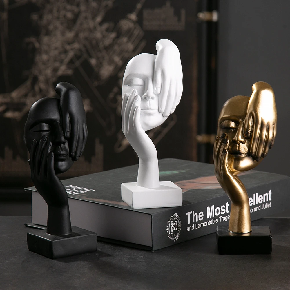Creative Abstract Statue Desktop Ornaments Sculpture Figurines Face Character Nordic Light Luxury Art Crafts Office Home Decor
Creative Abstract Statue Desktop Ornaments Sculpture Figurines Face Character Nordic Light Luxury Art Crafts Office Home Decor