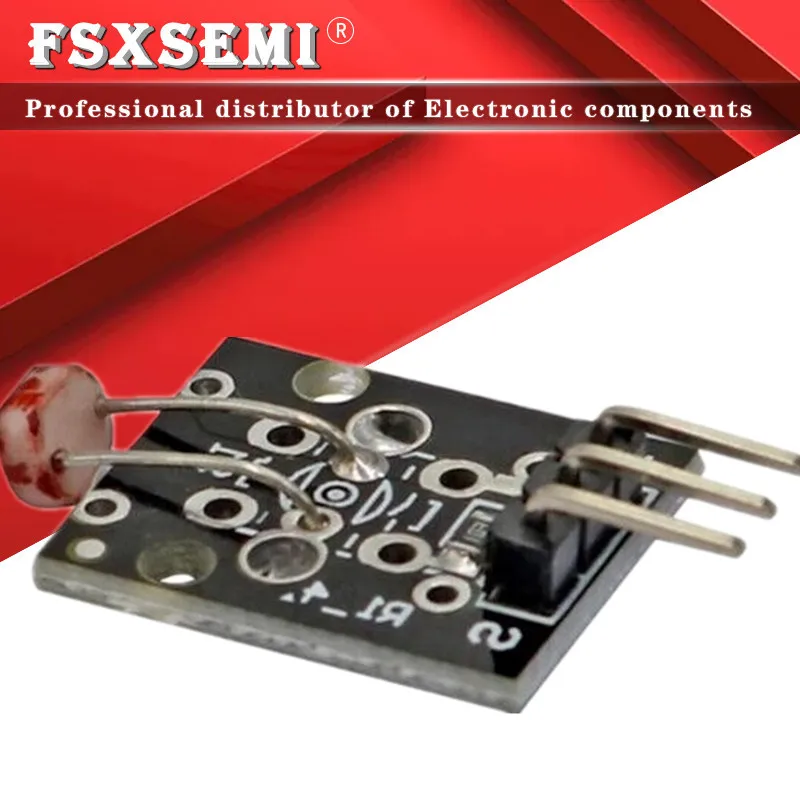 KY-018 3pin Optical Sensitive Resistance Light Detection Photosensitive Sensor Module for arduino DIY Kit KY018
KY-018 3pin Optical Sensitive Resistance Light Detection Photosensitive Sensor Module for arduino DIY Kit KY018