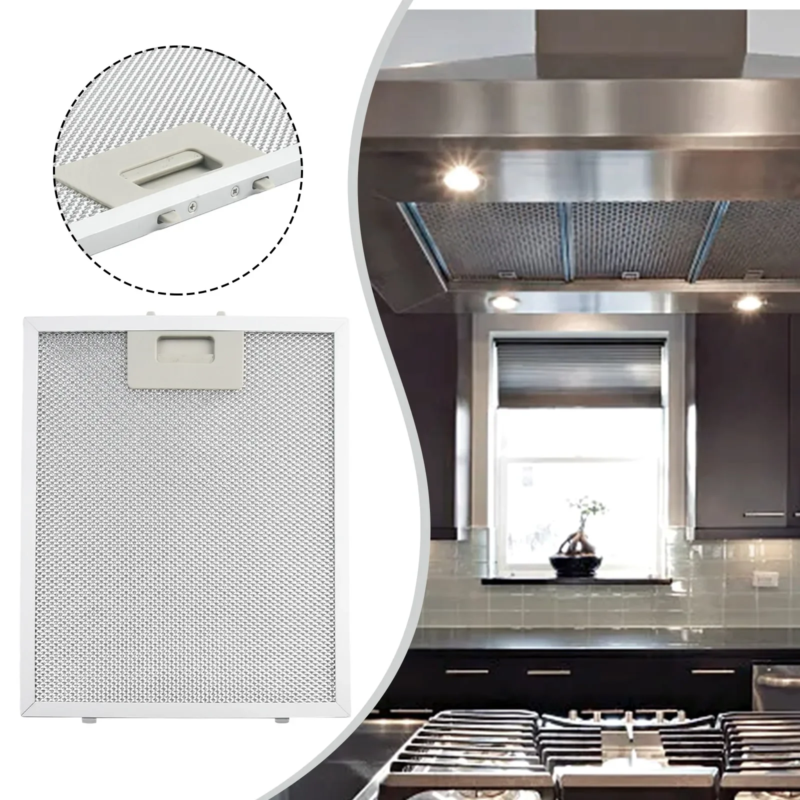 Stainless Steel Cooker Hood Filters Metal Mesh Extractor Vent Filter 290x240x9mm Fits Most Range Hood Vents
Stainless Steel Cooker Hood Filters Metal Mesh Extractor Vent Filter 290x240x9mm Fits Most Range Hood Vents