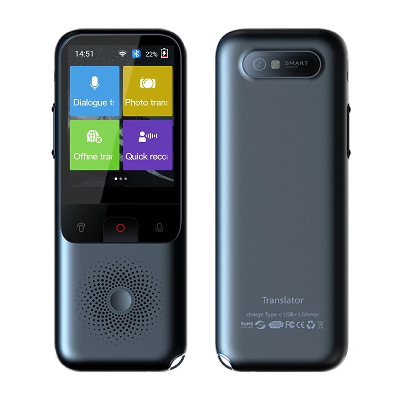 2023 New Intelligent Voice Translator Instant Translation Cross border Voice Translation Overseas Travel Learning Tool
2023 New Intelligent Voice Translator Instant Translation Cross border Voice Translation Overseas Travel Learning Tool