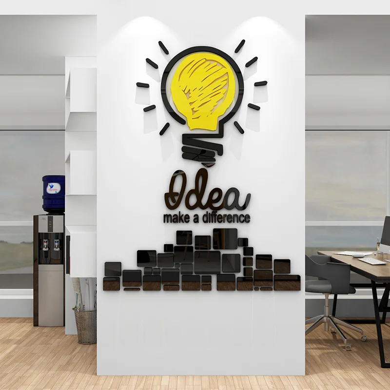 WS180 Creative idea English inspirational slogan sticker company office corporate culture wall decoration 3D wall sticker
WS180 Creative idea English inspirational slogan sticker company office corporate culture wall decoration 3D wall sticker