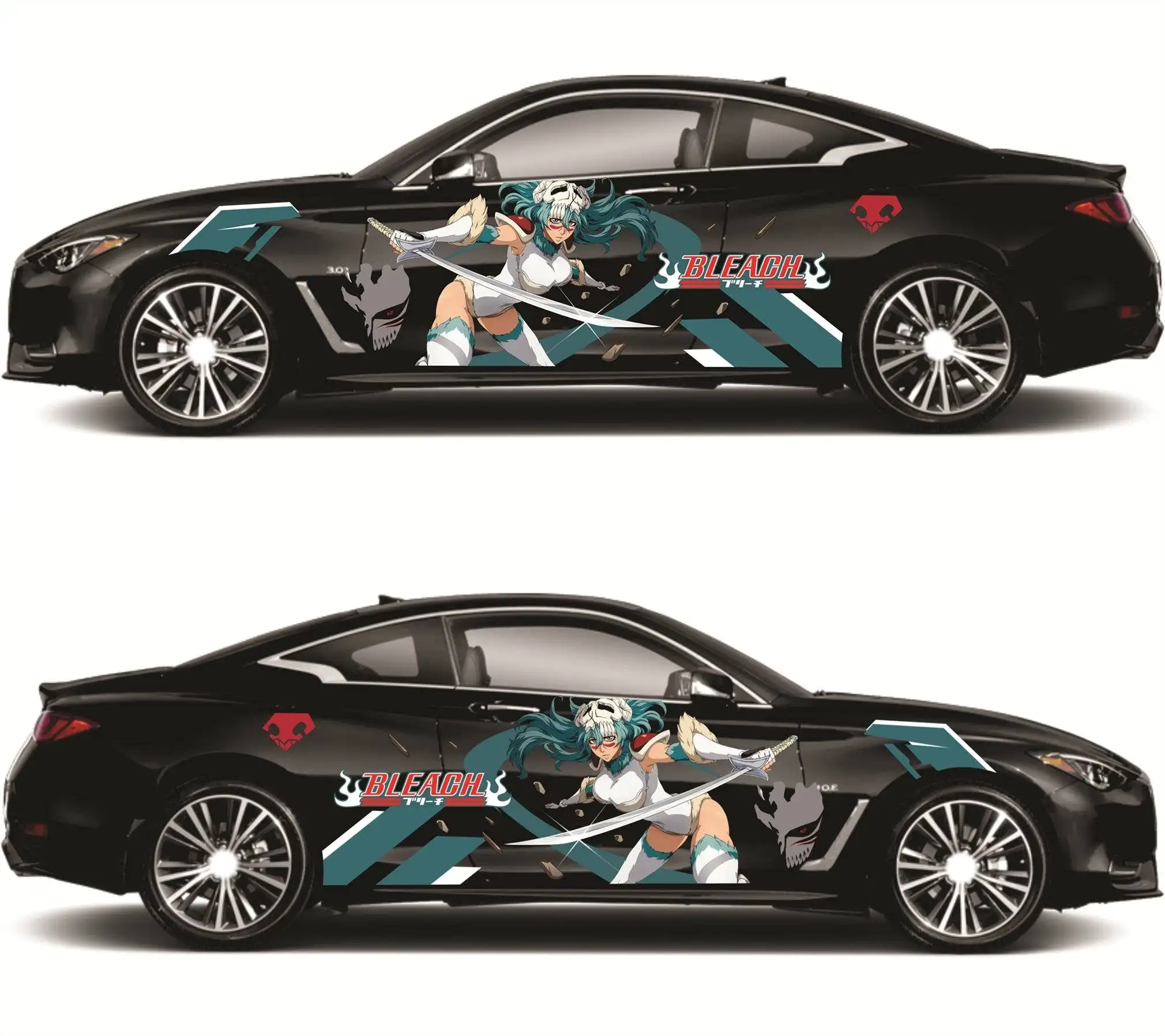

Anime Bleach Car Wrap Door Side Stickers Decal Fit with Any Cars Vinyl Graphics Car Accessories Car Stickers Car Decal