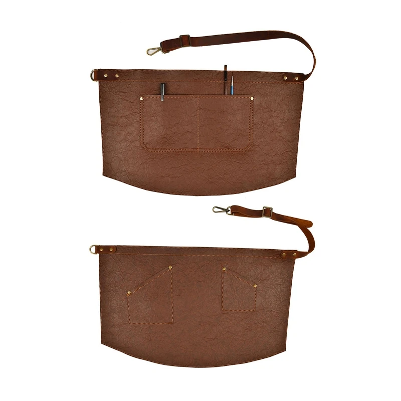 PU Leather Waist Apron Adjustable Wasit Strap with Pockets for Women Men Restaurant Servers Chef Waitress Waiter Aprons Cooking
PU Leather Waist Apron Adjustable Wasit Strap with Pockets for Women Men Restaurant Servers Chef Waitress Waiter Aprons Cooking