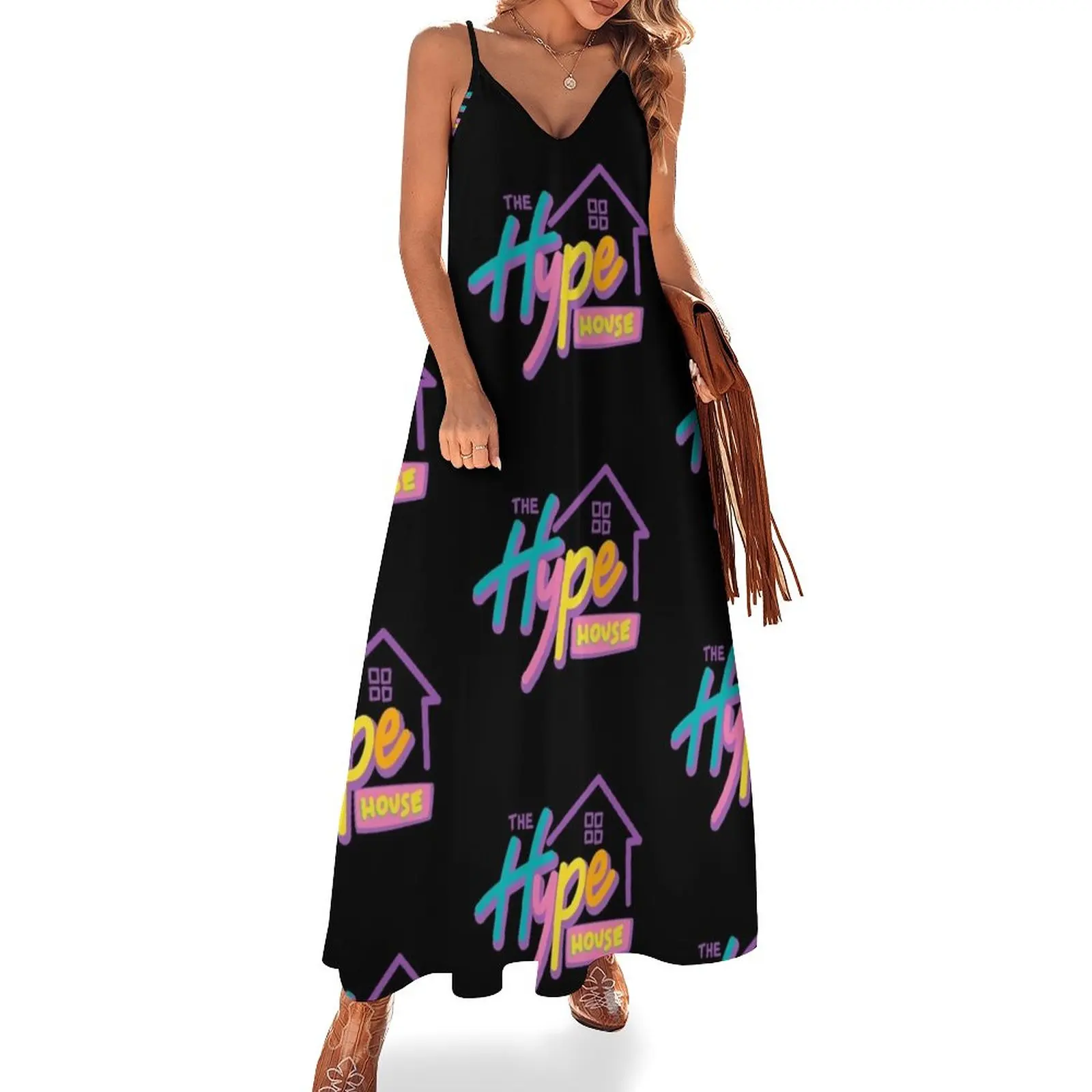 The Hype House Sleeveless Dress Dress woman women's dresses luxury Dresses 
The Hype House Sleeveless Dress Dress woman women's dresses luxury Dresses