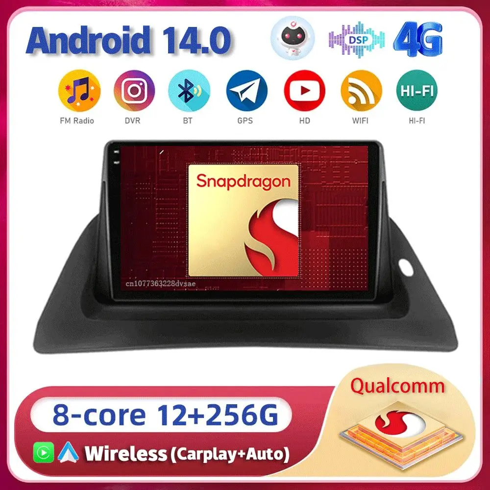 Android14 Carplay Auto For Renault Kangoo 2007 2008 2009 2015 2016 2017 2018 Multimedia Car Radio Player Video WIFI+4G BT Stereo
Android14 Carplay Auto For Renault Kangoo 2007 2008 2009 2015 2016 2017 2018 Multimedia Car Radio Player Video WIFI+4G BT Stereo