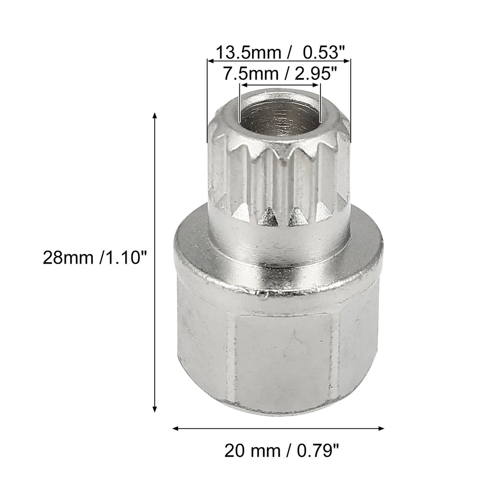 None Tire Security Screw Wheel Lock Lug Nut Car 31/15PT Car Anti Theft Wheel Lock For BMW Removal Key Silver Tone
None Tire Security Screw Wheel Lock Lug Nut Car 31/15PT Car Anti Theft Wheel Lock For BMW Removal Key Silver Tone