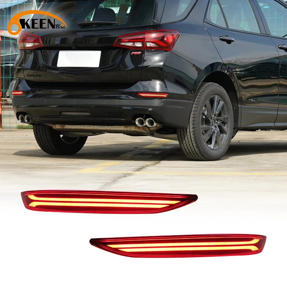 OKEEN 2 шт. Светодиодный отражатель заднего бампера для Chevrolet Equinox 2017-2022 автомобильный сигнал поворота, стоп-сигналы, автомобильные задние фонари
OKEEN 2 шт. Светодиодный отражатель заднего бампера для Chevrolet Equinox 2017-2022 автомобильный сигнал поворота, стоп-сигналы, автомобильные задние фонари