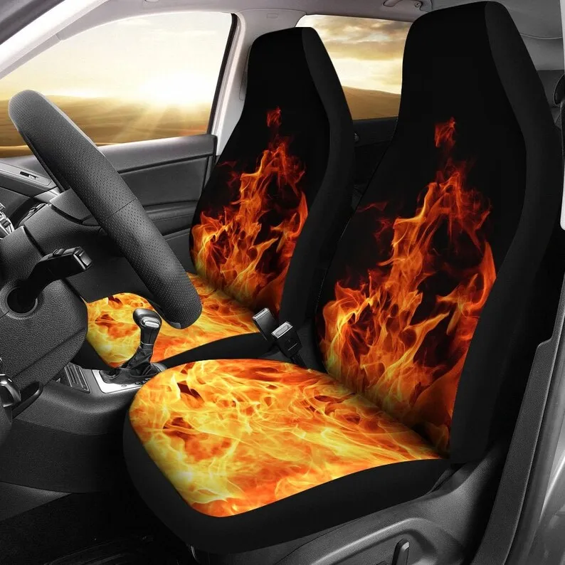 Red Hot Fire Flames Car Seat Covers Pair, 2 Front Car Seat Covers, Seat Cover for Car, Car Seat Protector, Car Accessory
Red Hot Fire Flames Car Seat Covers Pair, 2 Front Car Seat Covers, Seat Cover for Car, Car Seat Protector, Car Accessory