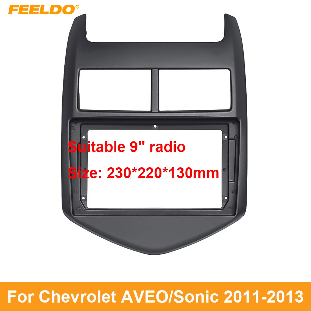 Автомобильная аудиопанель FEELDO 2Din, лицевая панель, рамка для Chevrolet AVEO/Sonic, большой экран 9 дюймов, DVD-плеер, комплект для крепления на приборную панель
Автомобильная аудиопанель FEELDO 2Din, лицевая панель, рамка для Chevrolet AVEO/Sonic, большой экран 9 дюймов, DVD-плеер, комплект для крепления на приборную панель