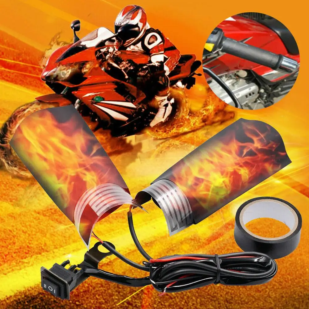 12V Motorcycle Heated Hand Grips Pad Handlebar Warm Cover Heater Black Temperature Adjustable For Motorcycles E-bike B4R2
12V Motorcycle Heated Hand Grips Pad Handlebar Warm Cover Heater Black Temperature Adjustable For Motorcycles E-bike B4R2