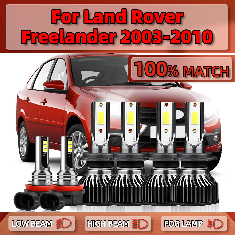 60000LM Canbus Car Light Bulbs 360W LED Headlight 12V 6000K Car Fog Lamp For Land Rover Freelander 2003-2006 2007 2008 2009 2010
60000LM Canbus Car Light Bulbs 360W LED Headlight 12V 6000K Car Fog Lamp For Land Rover Freelander 2003-2006 2007 2008 2009 2010