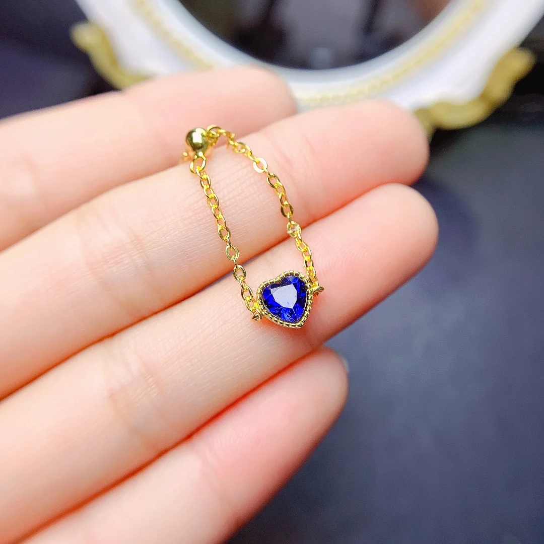 Natural Sapphire Ring, 925 Silver Certified, 5x5mm Blue gemstone, beautiful gift for girls, free shipping
Natural Sapphire Ring, 925 Silver Certified, 5x5mm Blue gemstone, beautiful gift for girls, free shipping