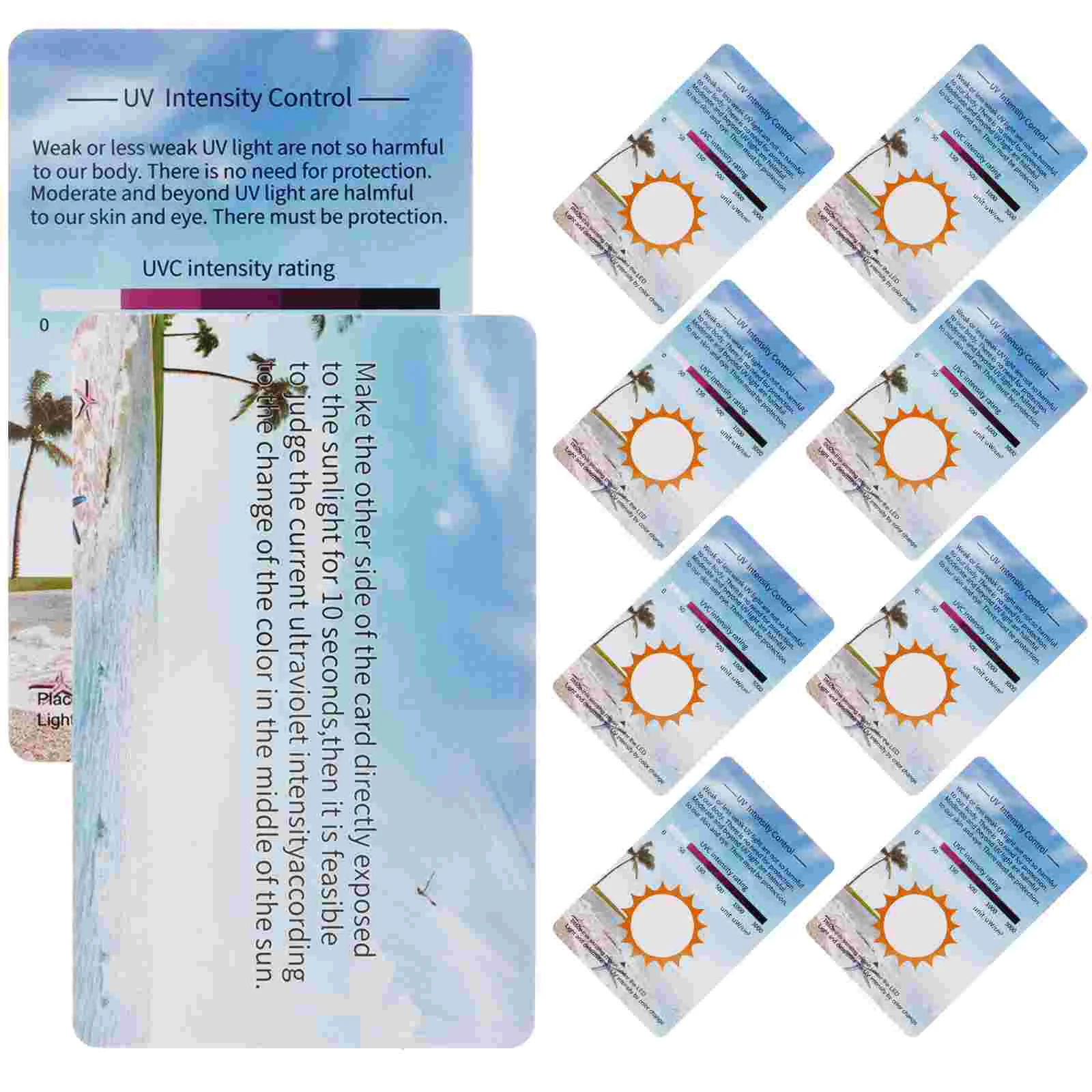 10 Pcs UV Test Card Identifying Container Testing Tools Uvc Sun For Pet Tank Cards
10 Pcs UV Test Card Identifying Container Testing Tools Uvc Sun For Pet Tank Cards