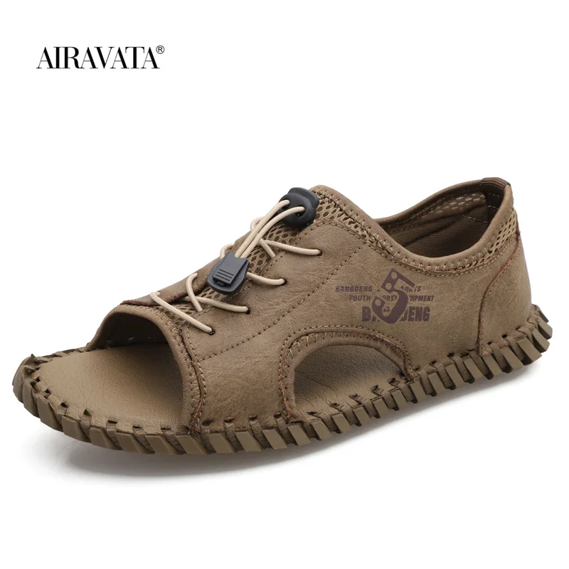 Туфли мужские кожаные ручной работы, удобные шлепанцы, плоская подошва, модная летняя обувь, большие размеры
Туфли мужские кожаные ручной работы, удобные шлепанцы, плоская подошва, модная летняя обувь, большие размеры