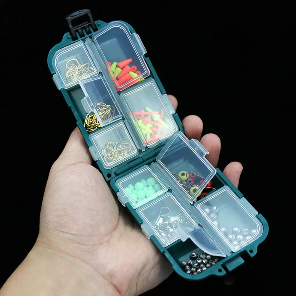 Waterproof Fishing Hook Bait Tool Storage Box Case With 10 Independent-Grids Portable Storage Box Case Fishing Hook Box
Waterproof Fishing Hook Bait Tool Storage Box Case With 10 Independent-Grids Portable Storage Box Case Fishing Hook Box